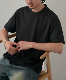 MAGASIN DE MODE Brew（マガジンデモードブリュー）の「【MAGASIN DE MODE Brew】KAITEKI+ FRESH TECH衿高Tシャツ MZJ　機能素材　接触冷感　UVカット　速乾（Tシャツ/カットソー）」