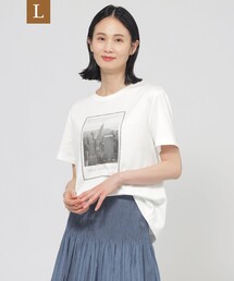 【L】【ウォッシャブル】コーコランスムースフォトTシャツ