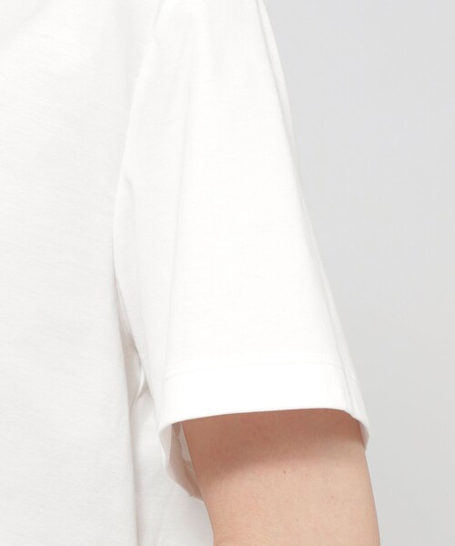 TRANS WORK（トランスワーク）の「【L】【ウォッシャブル】コーコランスムースフォトＴシャツ（Tシャツ/カットソー・レディース・オフホワイト・44/46）」の6枚目の写真