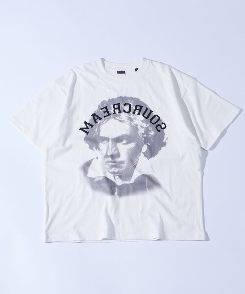 Sourcream(サワークリーム)の「【Sourcream】偉人TEE(Tシャツ/カットソー・レディース・ホワイト/グレー/ブラウン/ネイビー/チャコールグレー・LARGE/MEDIUM/SMALL)」の8枚目の写真