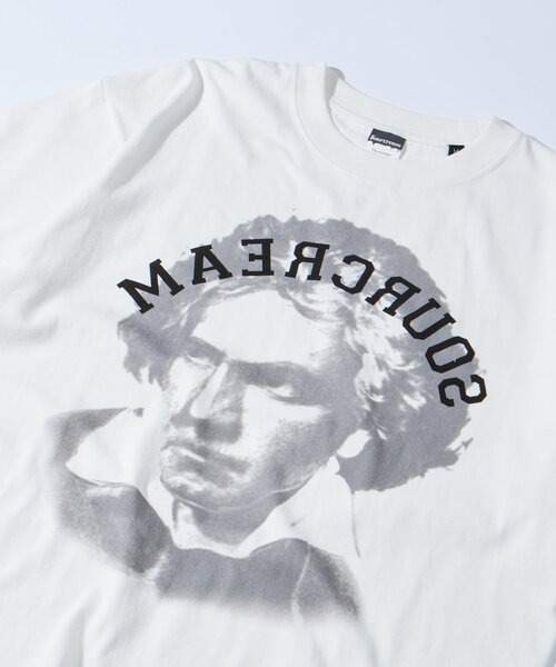 Sourcream(サワークリーム)の「【Sourcream】偉人TEE(Tシャツ/カットソー・レディース・ホワイト/グレー/ブラウン/ネイビー/チャコールグレー・LARGE/MEDIUM/SMALL)」の10枚目の写真