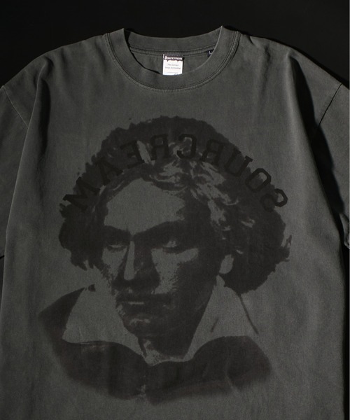 Sourcream（サワークリーム）の「【Sourcream】偉人TEE（Tシャツ/カットソー・レディース・ホワイト/グレー/ブラウン/ネイビー/チャコールグレー・LARGE/MEDIUM/SMALL）」の21枚目の写真