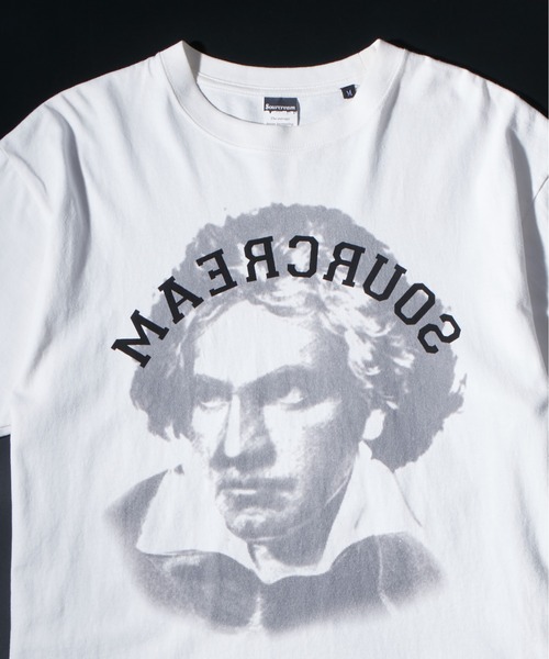 Sourcream（サワークリーム）の「【Sourcream】偉人TEE（Tシャツ/カットソー・レディース・ホワイト/グレー/ブラウン/ネイビー/チャコールグレー・LARGE/MEDIUM/SMALL）」の15枚目の写真
