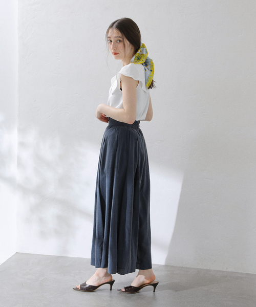 La TOTALITE（ラトータリテ）の「【洗える】ドレープブラウス（シャツ/ブラウス・レディース・チャコールグレー/ブラック/ホワイト系その他・FREE）」の17枚目の写真