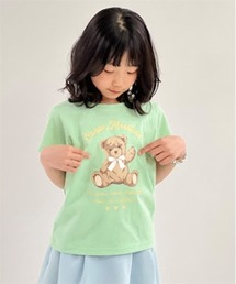 ほほえみくまさん柄Tシャツ