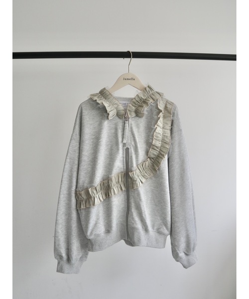 jumelle（ジュメロ）の「design frill parka（パーカー・レディース・グレー・FREE）」の16枚目の写真