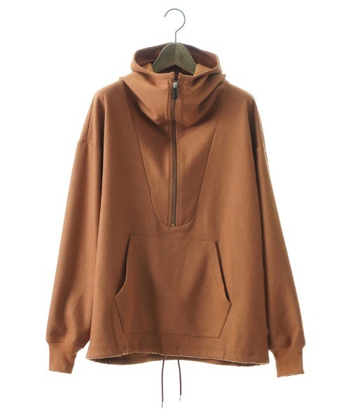 EGO TRIPPING（エゴトリッピング）の「mpa3820- Gaswoolhoodie パーカー（パーカー・メンズ・キャメル/ブラウン/ブラック・46/48）」の13枚目の写真