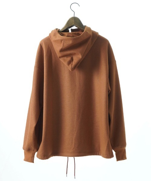 EGO TRIPPING（エゴトリッピング）の「mpa3820- Gaswoolhoodie パーカー（パーカー・メンズ・キャメル/ブラウン/ブラック・46/48）」の14枚目の写真