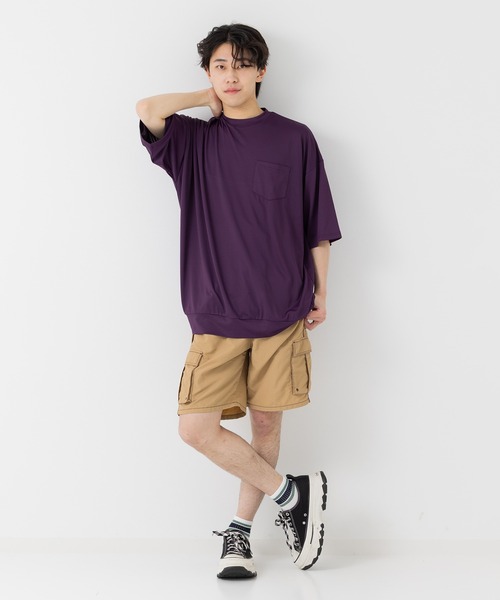 JAM & LINK(ジャムアンドリンク)の「【リンクコーデ】 ナイロン脇ラインカーゴハーフパンツ(カーゴパンツ・メンズ・ブラック/カーキ/ベージュ/ブラウン・M/L)」の20枚目の写真