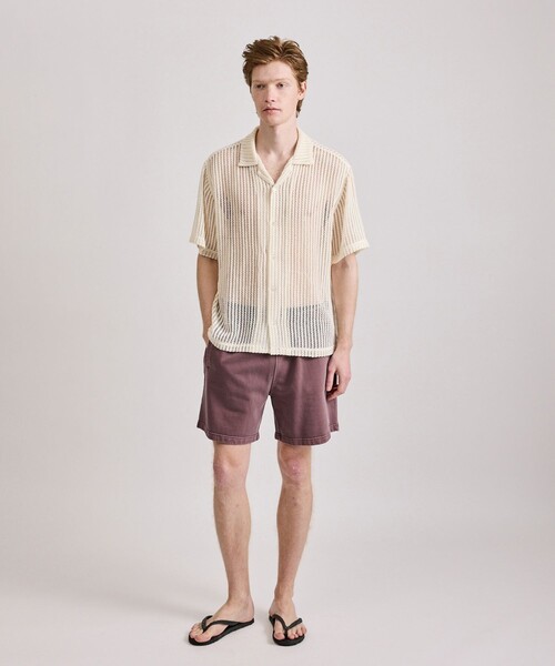 Saturdays NYC(サタデーズ ニューヨークシティ )の「Canty Lace SS Shirt(シャツ/ブラウス・メンズ・ミント/レンガ/オフホワイト・L/M/S/XL)」の21枚目の写真