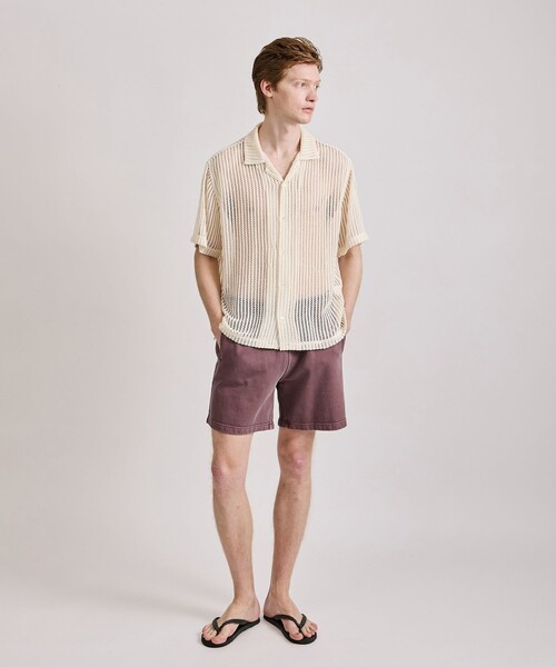 Saturdays NYC(サタデーズ ニューヨークシティ )の「Canty Lace SS Shirt(シャツ/ブラウス・メンズ・ミント/レンガ/オフホワイト・L/M/S/XL)」の20枚目の写真
