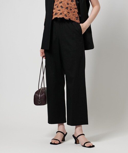 WEB限定 WARDROBE SMART】 Reflax スキニー クロップドパンツ