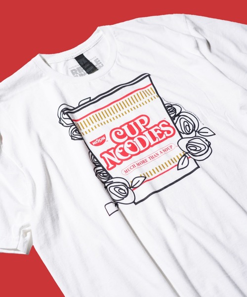 THRIFTY LOOK(スリフティールック)の「THRIFTY LOOK / スリフティールック THRIFTY "CUP NOODLES" TEE カップヌードル 企業ロゴ 企業Tシャツ(Tシャツ/カットソー・メンズ・ブラック/ホワイト/ホワイト系1・LARGE/X-LARGE/MEDIUM)」の19枚目の写真