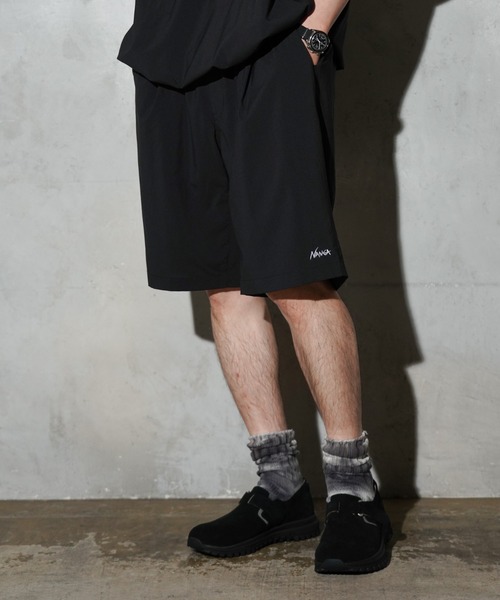 NANGA（ナンガ）の「NANGA / ナンガ PLC EXCURSION SHORTS エクスカーションショーツ（その他パンツ・メンズ・グリーン/ブラック・MEDIUM/LARGE/X-LARGE）」の2枚目の写真