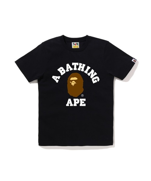 A BATHING APE(アベイシングエイプ)の「COLLEGE TEE(Tシャツ/カットソー・レディース・ピンク/ホワイト/ブラック/サックスブルー・X-SMALL/MEDIUM/SMALL/XX-SMALL)」の3枚目の写真