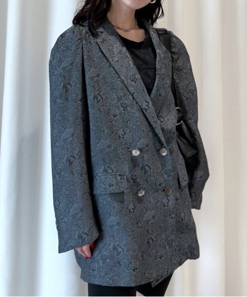 人気ブランド MEDI LILY JACQUARD JACKET（テーラードジャケット