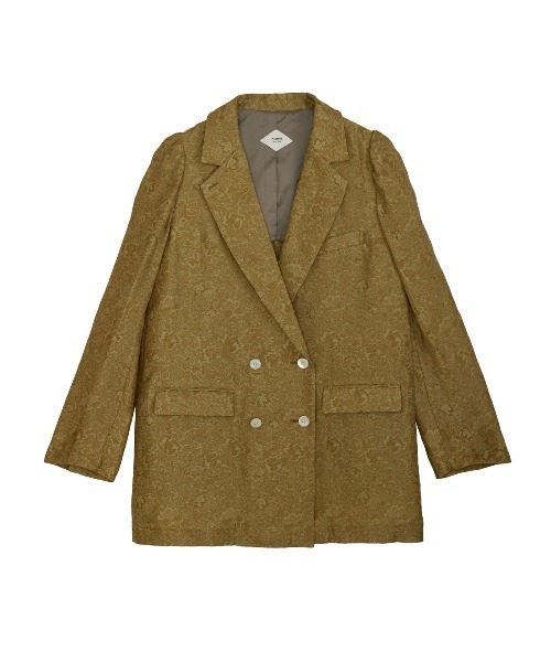 ジャケット・アウター AMERI MEDI LILY JACQUARD JACKET セール】MEDI LILY JACQUARD JACKET（テーラードジャケット