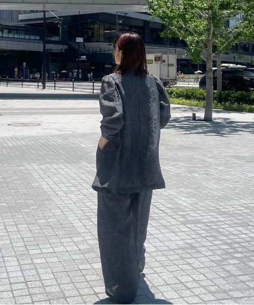 セール】MEDI LILY JACQUARD JACKET（テーラードジャケット