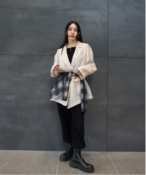 セール】MEDI LILY JACQUARD JACKET（テーラードジャケット