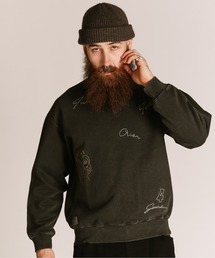 schott(Vbg)Schott/Vbg/PIGMENT TIMETESTED OVER FOUR GENERATIONS CREW SWEAT/sOg N[XEFbg(XEFbg)