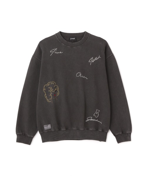 schott（ショット）の「Schott/ショット/PIGMENT TIMETESTED OVER FOUR GENERATIONS CREW SWEAT/ピグメント クルースウェット（スウェット・メンズ・ブラック/レッド/ブルーグレー・XL/L/M/2XL）」の16枚目の写真