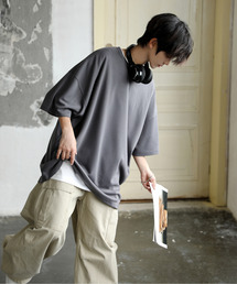 EFFECTION（エフェクション）の「【neos】ルーズシルエット TR スムース クルーネック ハーフスリーブ Tシャツ（Tシャツ/カットソー）」