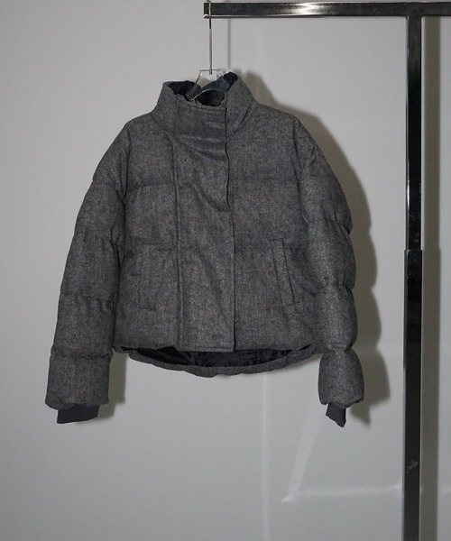 PRIDEショートジャケット ツイードライク パテッドショートジャケット chw25a016