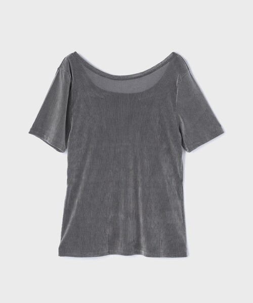 Diagram(ダイアグラム)の「フロッキーチュールカットトップ(Tシャツ/カットソー・レディース・ブラック/グレー/ホワイト・36)」の11枚目の写真
