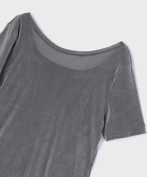 Diagram(ダイアグラム)の「フロッキーチュールカットトップ(Tシャツ/カットソー・レディース・ブラック/グレー/ホワイト・36)」の13枚目の写真