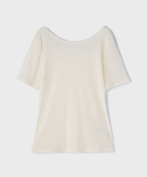 Diagram(ダイアグラム)の「フロッキーチュールカットトップ(Tシャツ/カットソー・レディース・ブラック/グレー/ホワイト・36)」の19枚目の写真