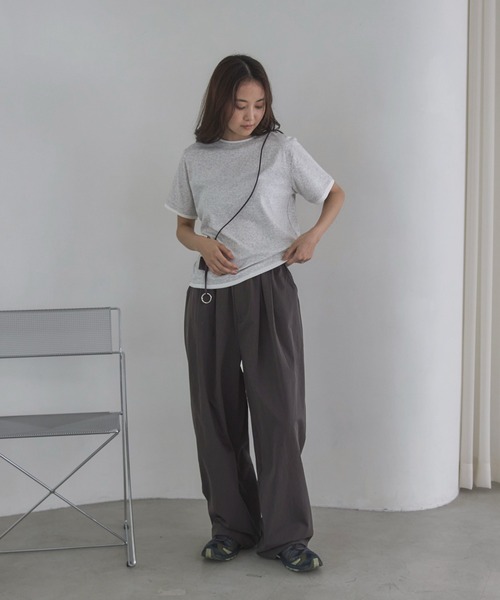 feepur（フェピュール）の「コクーンチノイージーパンツ（その他パンツ・レディース・ブラック/ブラウン/アイボリー・MEDIUM/SMALL/TALL）」の5枚目の写真