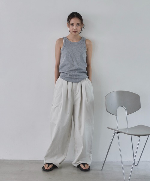 feepur（フェピュール）の「コクーンチノイージーパンツ（その他パンツ・レディース・ブラック/ブラウン/アイボリー・MEDIUM/SMALL/TALL）」の17枚目の写真