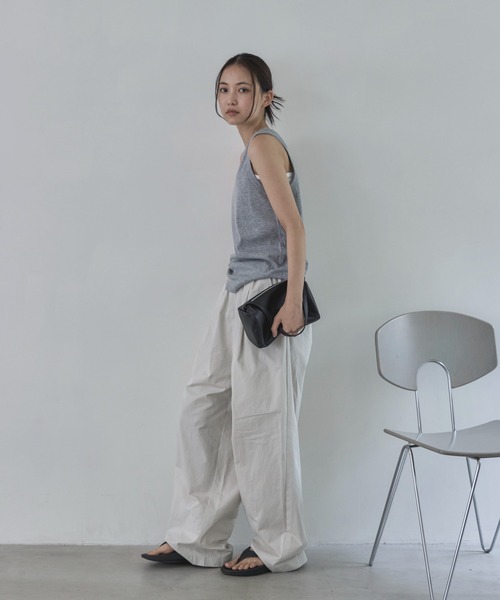 feepur（フェピュール）の「コクーンチノイージーパンツ（その他パンツ・レディース・ブラック/ブラウン/アイボリー・MEDIUM/SMALL/TALL）」の19枚目の写真