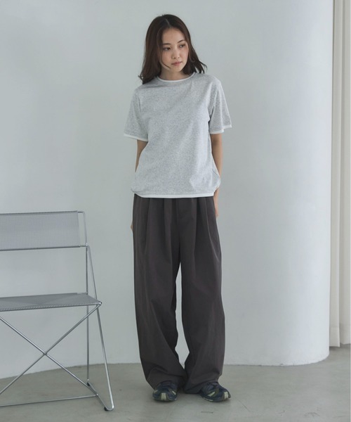 feepur（フェピュール）の「コクーンチノイージーパンツ（その他パンツ・レディース・ブラック/ブラウン/アイボリー・MEDIUM/SMALL/TALL）」の12枚目の写真