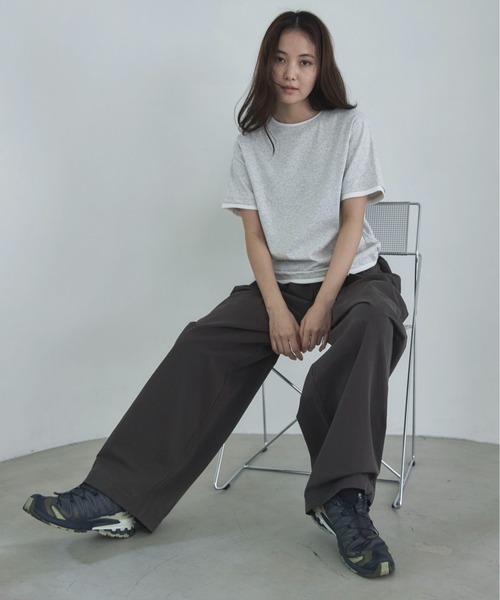 feepur（フェピュール）の「コクーンチノイージーパンツ（その他パンツ・レディース・ブラック/ブラウン/アイボリー・MEDIUM/SMALL/TALL）」の13枚目の写真