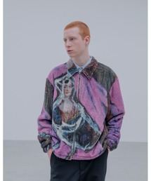 uniform experiment(jtH[GNXyg)ASGER JORN: PAINTING FLEECE BLOUSON(u])