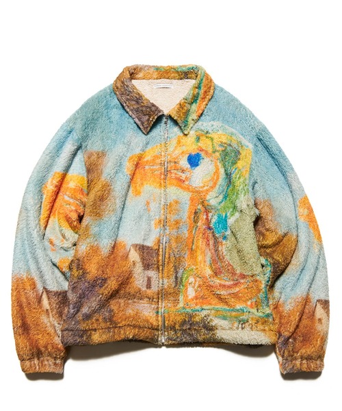 uniform experiment（ユニフォームエクスペリメント）の「ASGER JORN: PAINTING FLEECE BLOUSON（ブルゾン・メンズ・A/B・3/2/1/5/4）」の2枚目の写真