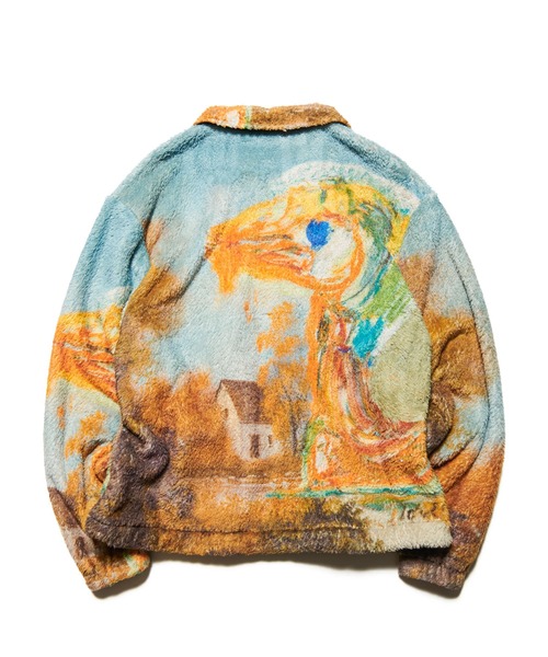 uniform experiment（ユニフォームエクスペリメント）の「ASGER JORN: PAINTING FLEECE BLOUSON（ブルゾン・メンズ・A/B・3/2/1/5/4）」の10枚目の写真