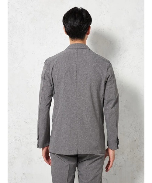 HARUYAMA(ハルヤマ)の「【AIR SUIT】ジャケット 2つボタン 接触冷感 吸汗速乾 UVカット【セットアップ可】(テーラードジャケット・メンズ・ネイビー/ライトグレー/ブルー/ブラック・M/L/AB(M)/LL-AB/LL/AB(S)/S/AB(L))」の19枚目の写真