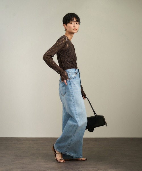 トップス feels レースシアートップス［ストレッチ］（その他トップス）｜SALON