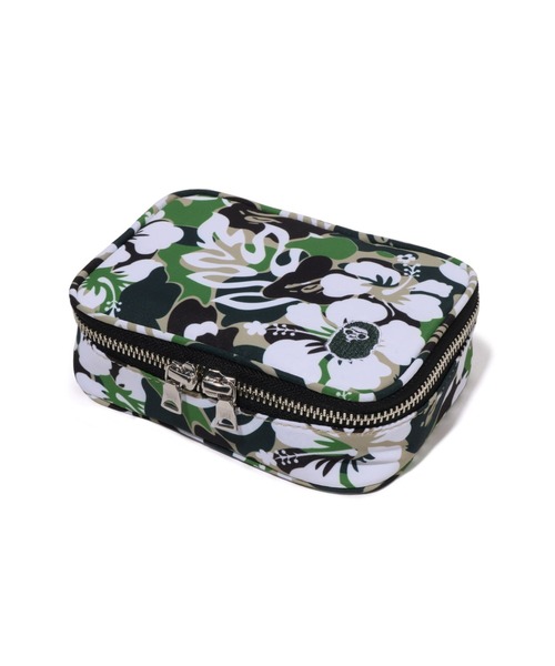 A BATHING APE(アベイシングエイプ)の「ABC RESORT CAMO AMENITY POUCH(ポーチ・メンズ・グリーン・FREE)」の1枚目の写真
