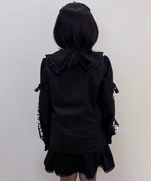 A'GEM/9 × .kom『TricuspidC/トライカスピッドシー』ビッグカラーロゴブラウス