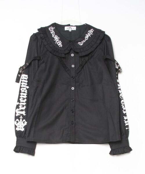 A'GEM/9 × .kom『TricuspidC/トライカスピッドシー』ビッグカラーロゴブラウス