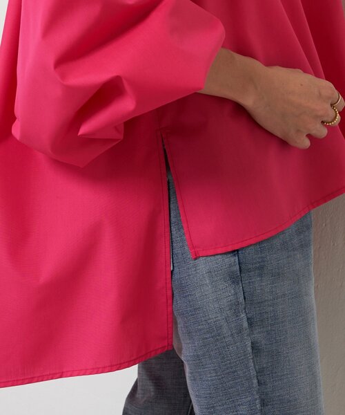 極美品 ビアズリー BEARDSLEY ボリュームシャツ ピンク ブラウス F 極美品 ビアズリー BEARDSLEY ボリュームシャツ ピンク ブラウス F 極