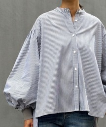 BEARDSLEY 白 スタンドカラーチュニックサイズF BEARDSLEY 白 スタンドカラーチュニックサイズF