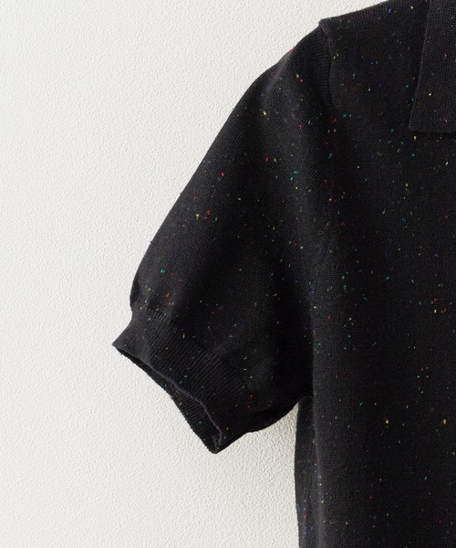 ROOPTOKYO(ループトウキョウ)の「カラーネップ サマーニット 秋物 秋服 2026年秋冬(ニット/セーター・レディース・ブラック系2/ブラック系1/グリーン系/ブルー/ホワイト/ピンク・FREE)」の10枚目の写真