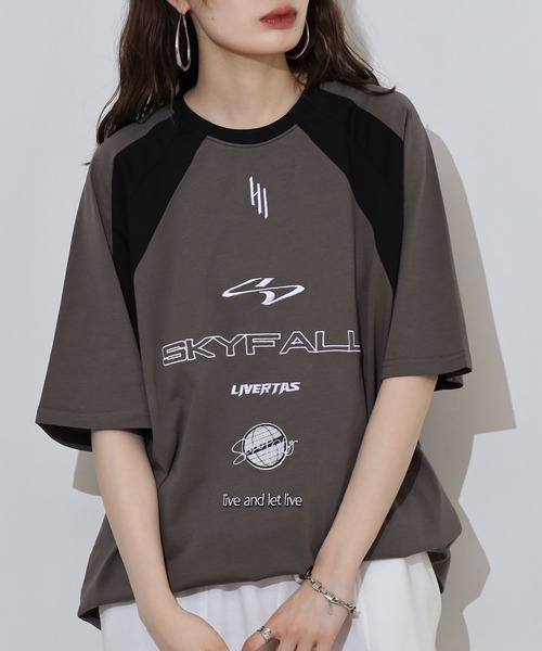 RE730（アールイーセブンサーティー）の「ゲームシャツ刺繍Tシャツ（Tシャツ/カットソー・メンズ・ブラック/オフホワイト・L/M）」の15枚目の写真
