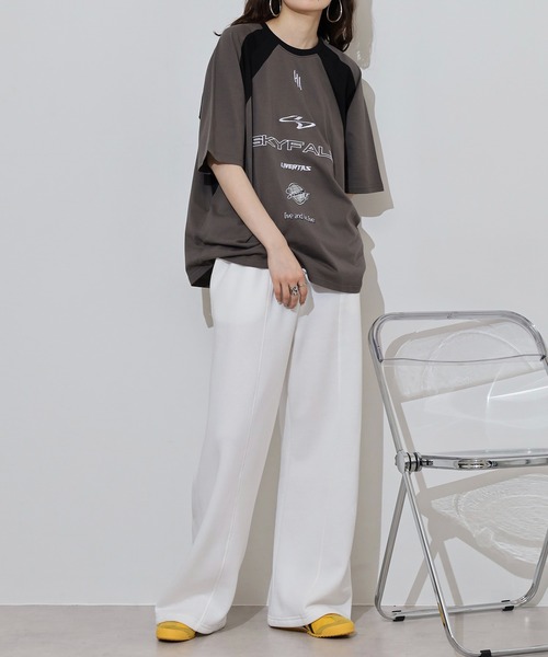 RE730（アールイーセブンサーティー）の「ゲームシャツ刺繍Tシャツ（Tシャツ/カットソー・メンズ・ブラック/オフホワイト・L/M）」の18枚目の写真