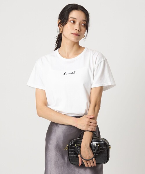 To b. by agnes b.コラボ＞ロゴ ショートスリーブ Tシャツ（T