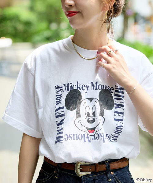 GOOD ROCK SPEED(グッドロックスピード)の「《追加》GOOD ROCK SPEED / Mickey Mouse / TEE3(Tシャツ/カットソー・レディース・ブラックミックス/ホワイト/グリーン・FREE)」の10枚目の写真
